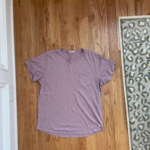 Marine Layer striped red shirt | Size M/L